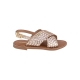 Sandales Plate Cuir Enfant Les Tropeziennes Par M. Belarbi Bisou