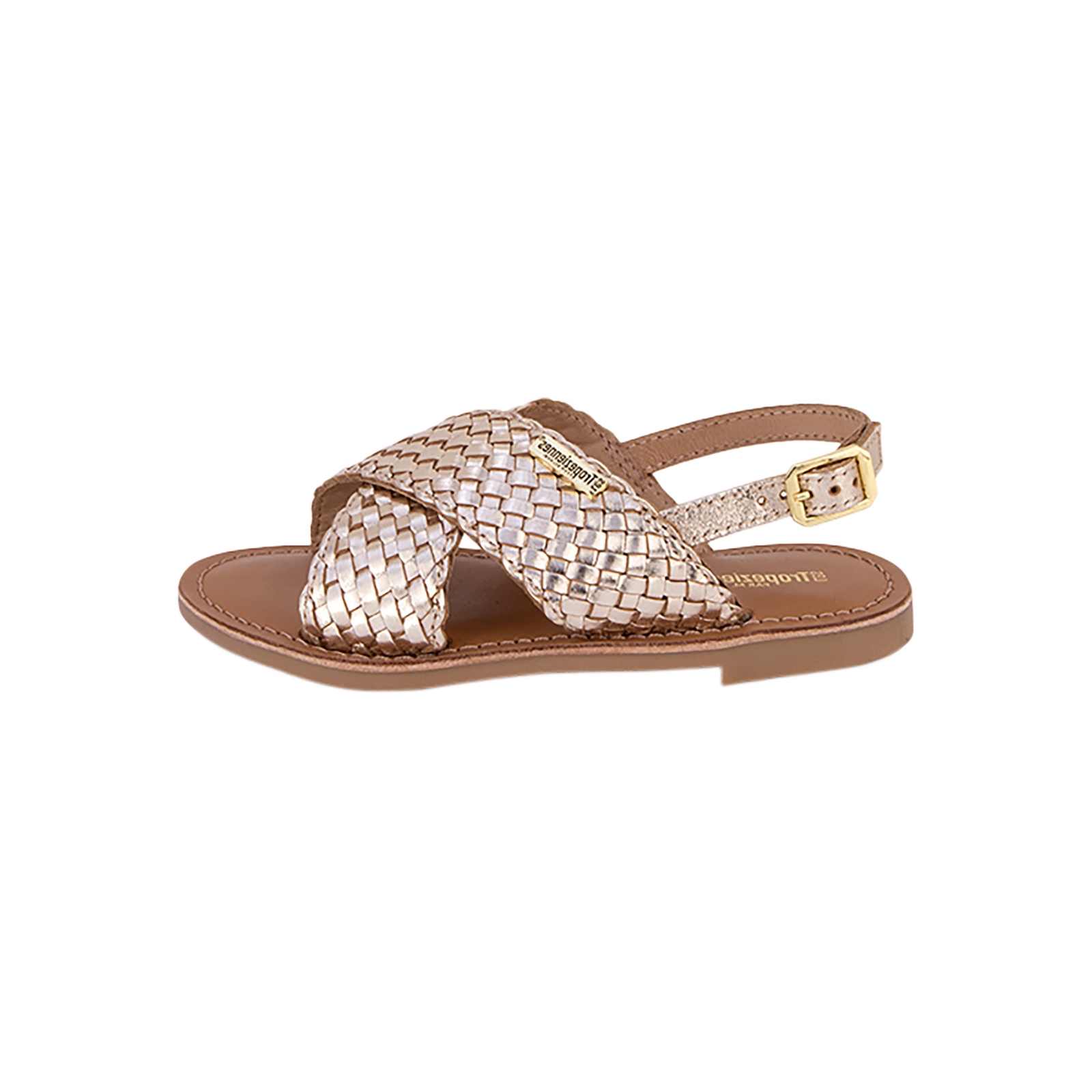 Sandales Plate Cuir Enfant Les Tropeziennes Par M. Belarbi Bisou