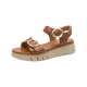 Sandales Cuir Compensé Tamaris Comfort