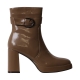 Bottines à Talon et Zip Super Mode