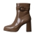 Bottines à Talon et Zip Super Mode