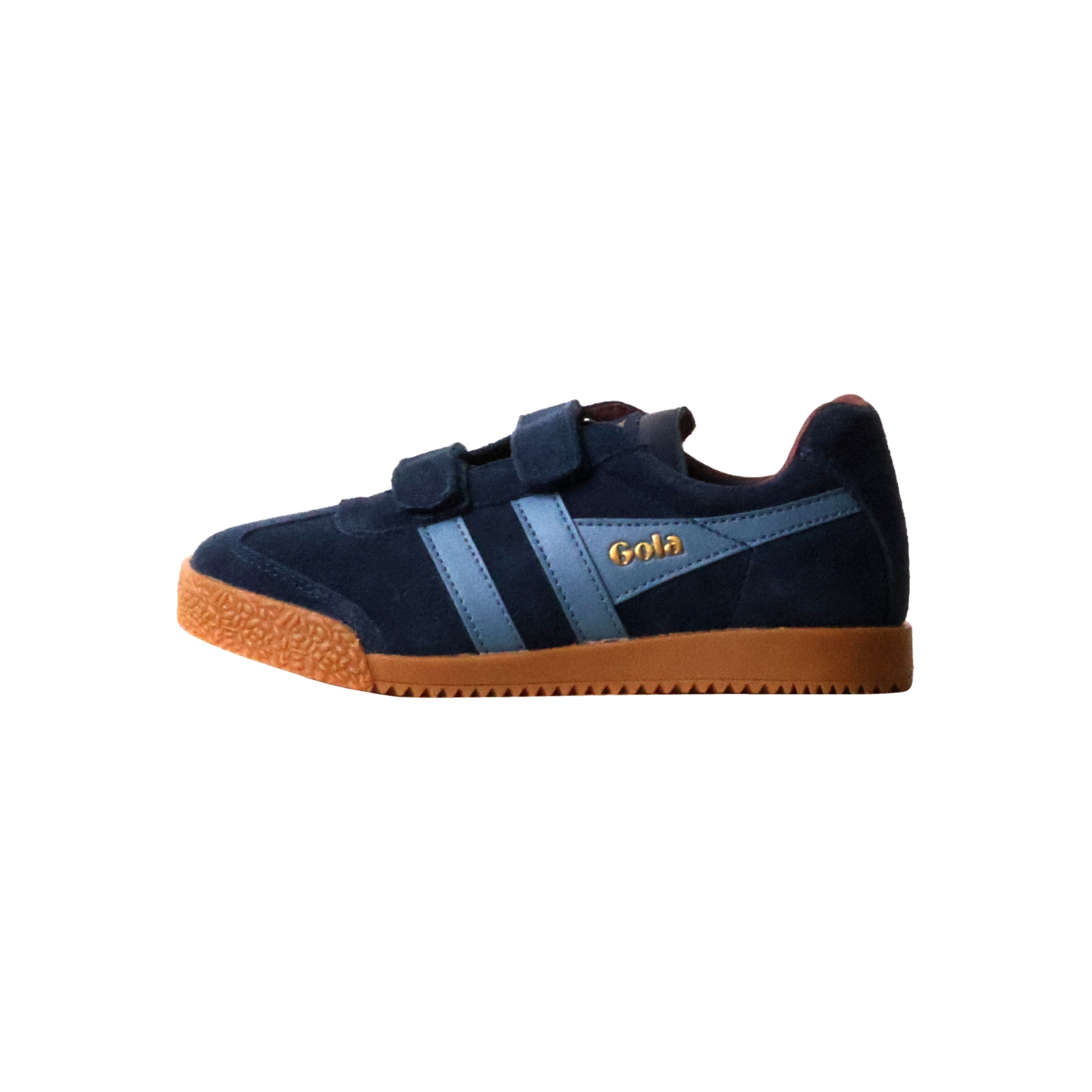 Basket Basse Cuir Gola Harrier- Strap -Trainer