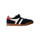 Basket Basse Cuir Gola Elan Strap Trainer