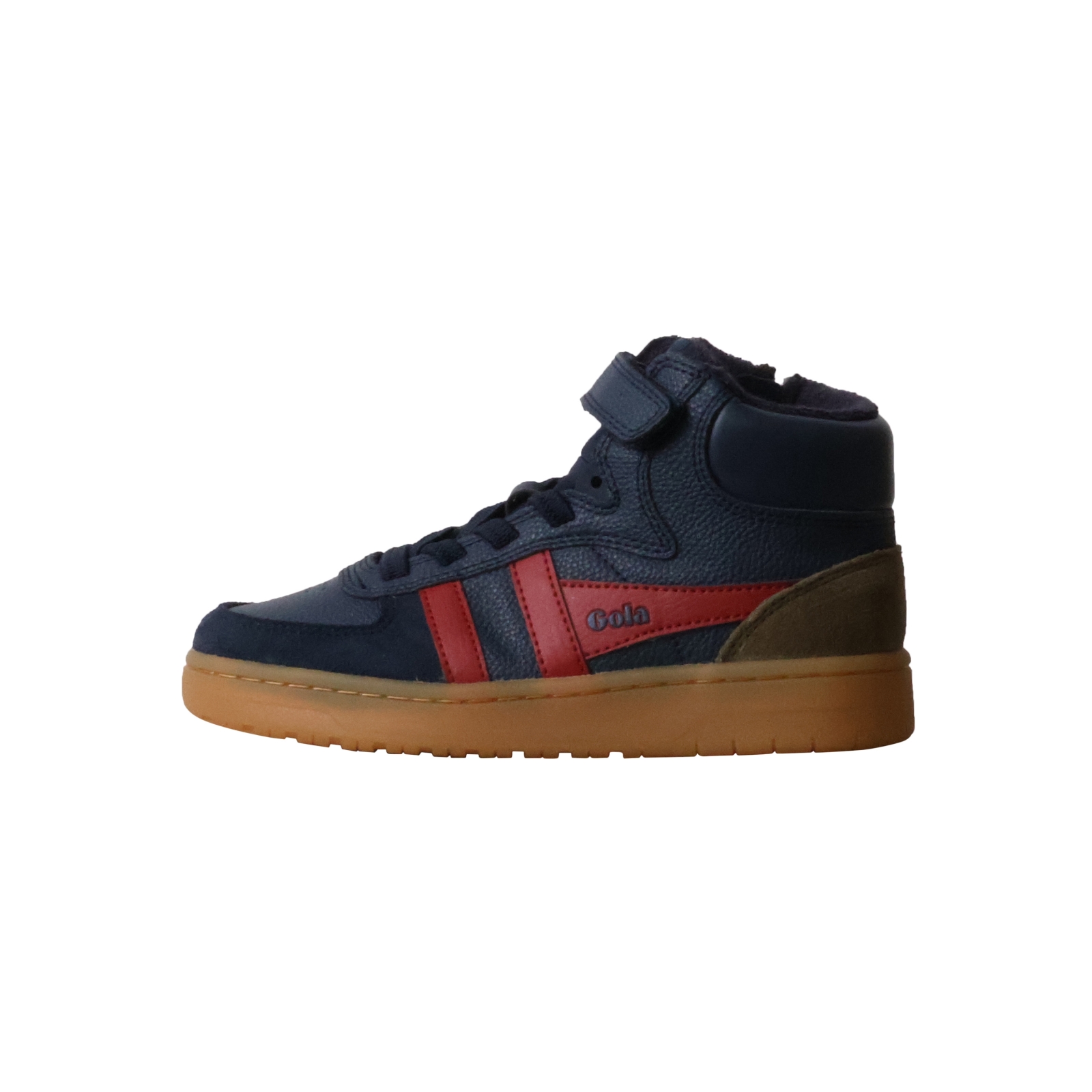 Basket Montante Cuir Gola Talon