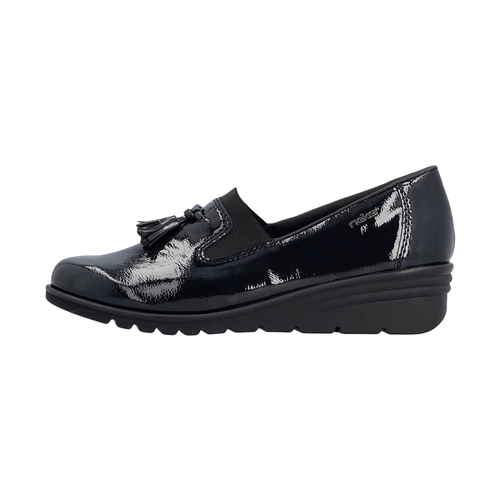 Mocassins Compensé Cuir Rieker SoftLack