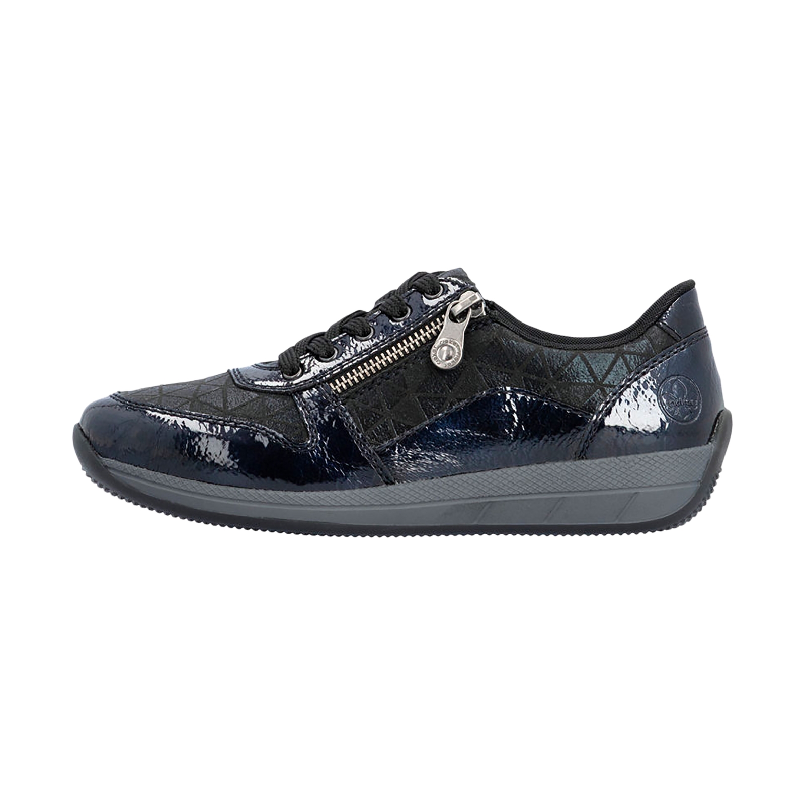 Basket Cuir à Lacets-Zip  Rieker Galaxia