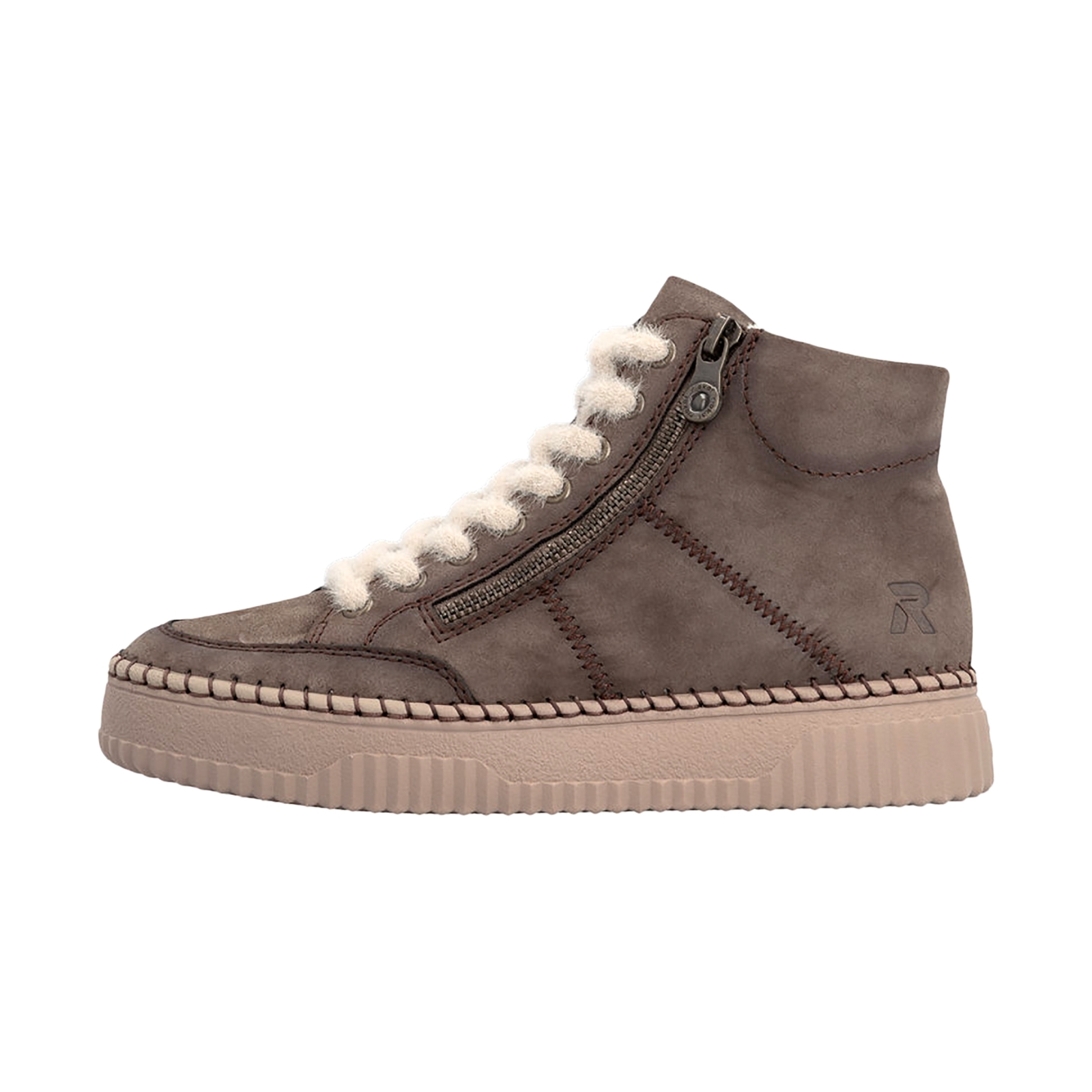 Basket Montante à Lacets-Zip  Rieker Newa