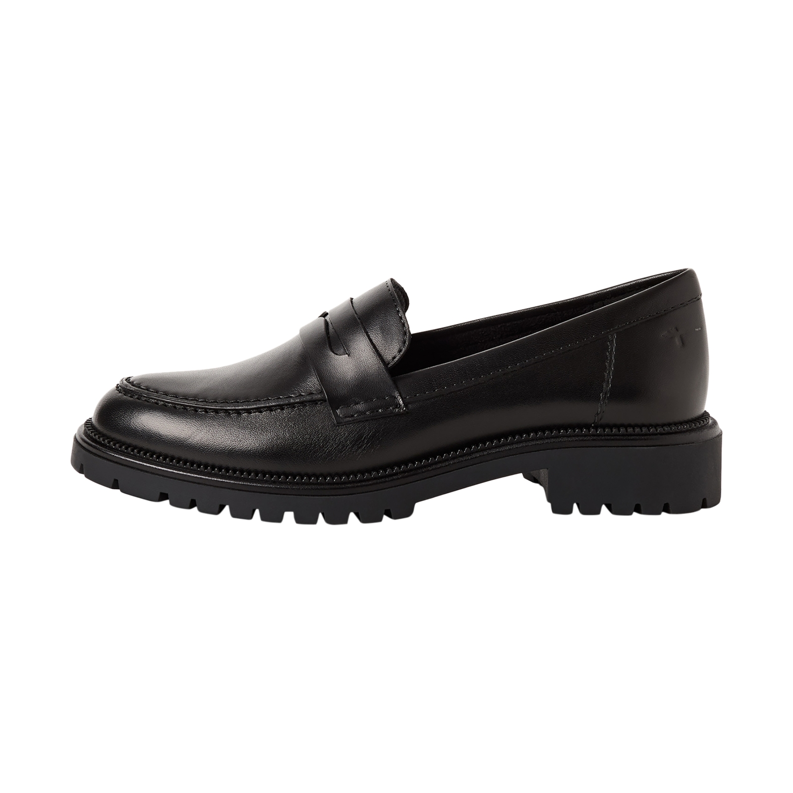 Mocassin à Talon Cuir Tamaris