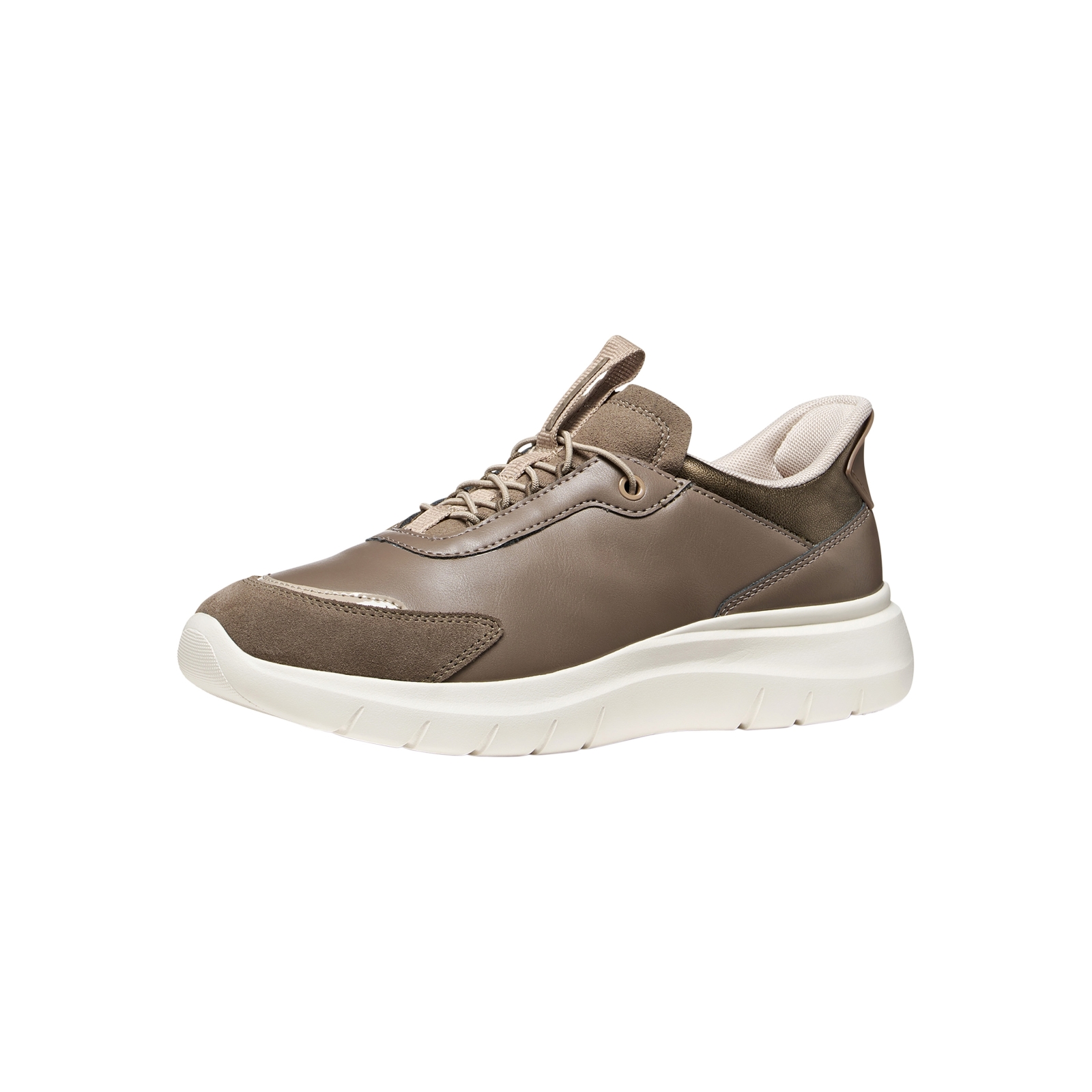 Basket Basse Cuir Geox Plummery Plus Woman