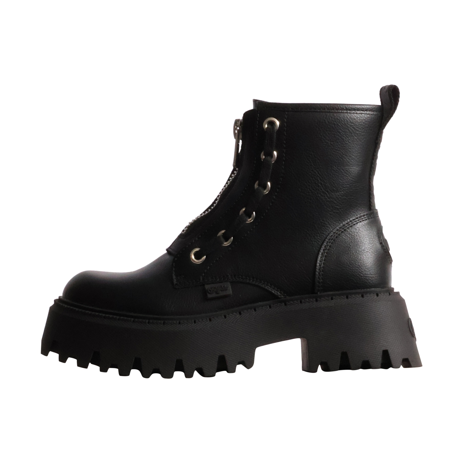 Bottines à Lacets Buffalo Vegan Aspen Front Zip
