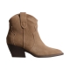 Bottines à Talon Cuir Super Mode Ideal Shoes