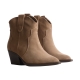 Bottines à Talon Cuir Super Mode Ideal Shoes