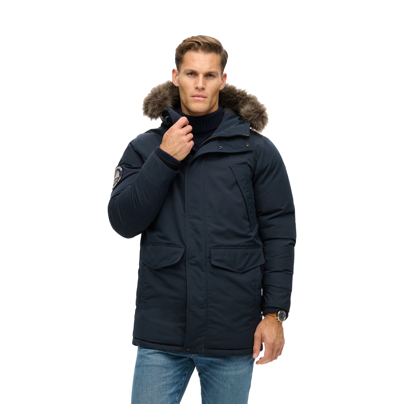 Parka Superdry Everest à Fausse Fourrure