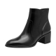 Bottine Cuir à Talon Tamaris