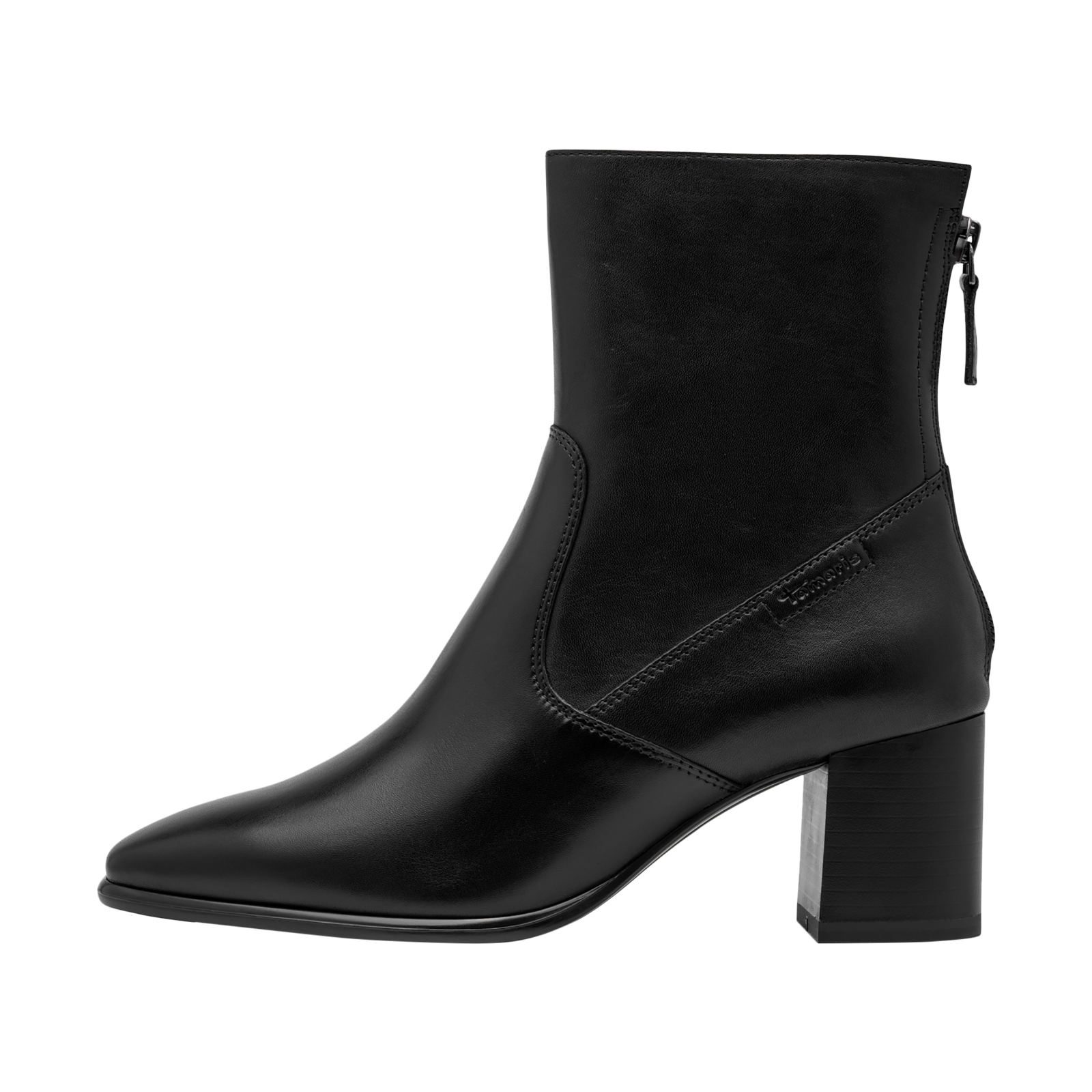 Bottine Cuir à Talon Tamaris