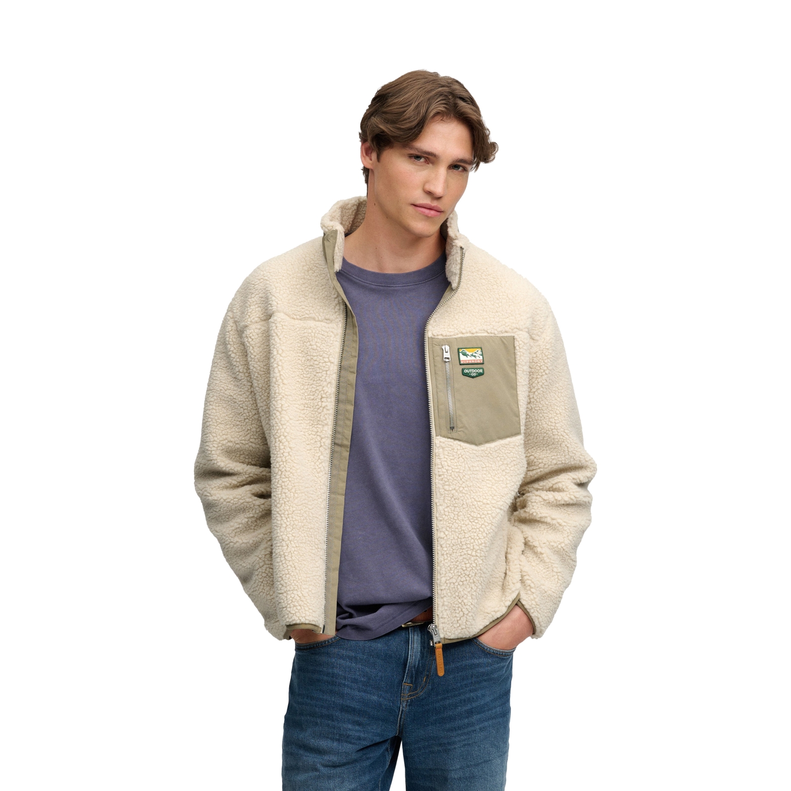 Veste Super Dry Mountain Full Zip Fleece