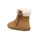 Bottines cuir enfant fille Geox Macchia
