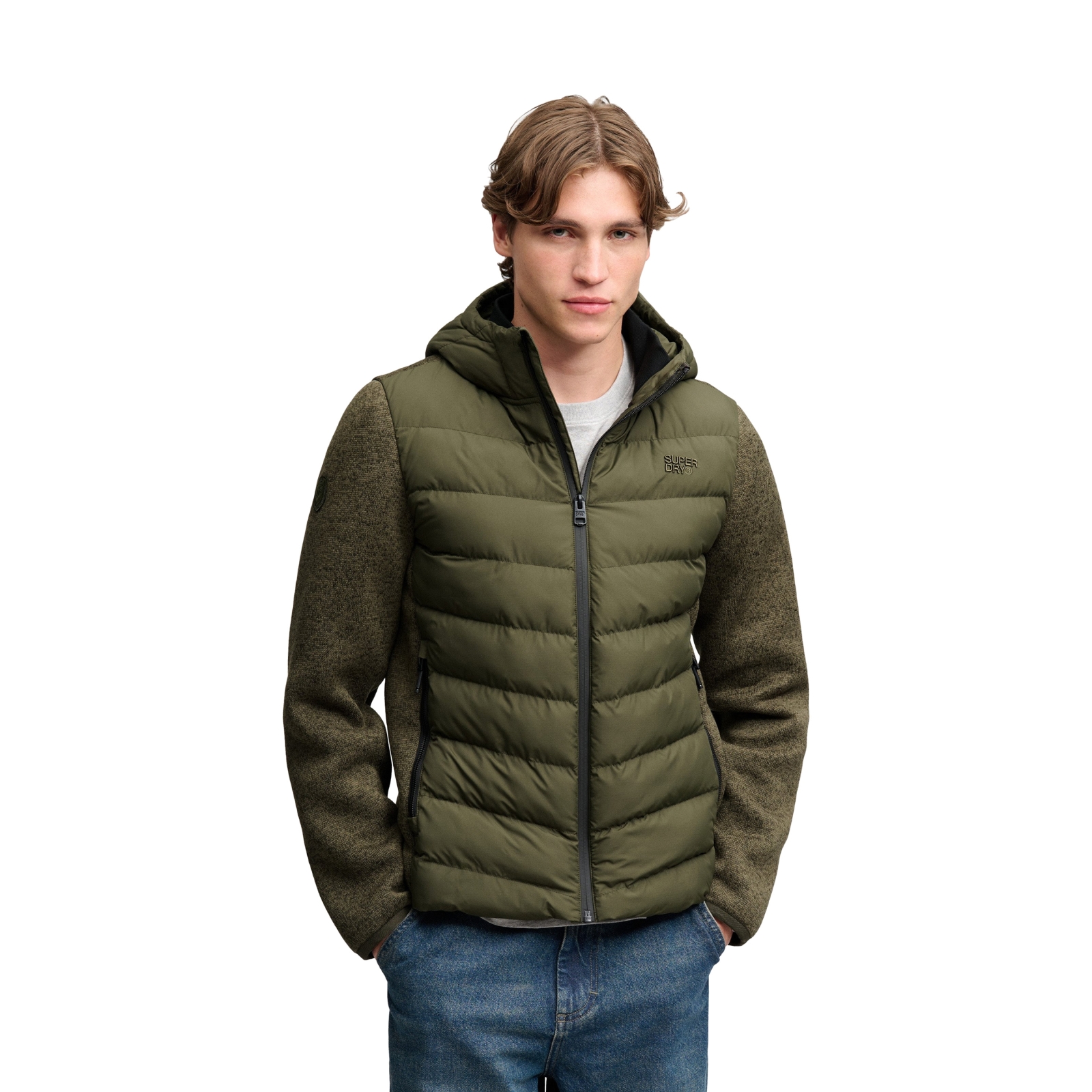 Veste à Capuche Superdry Storm Knit Hybrid