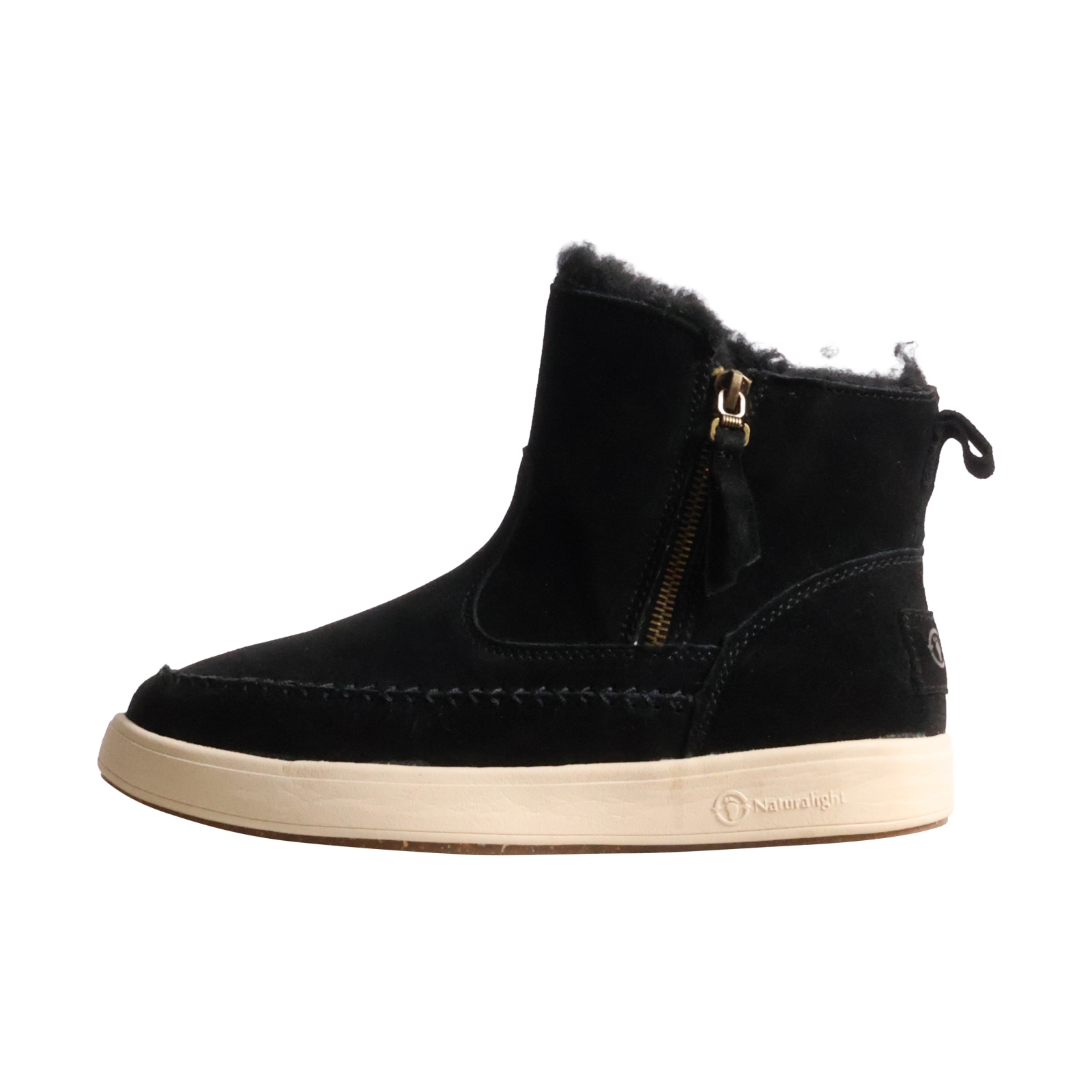 Bottines à zip cuir Natural World Sora