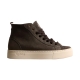 Basket Montante Cuir Natural World