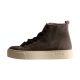 Basket Montante Cuir Natural World