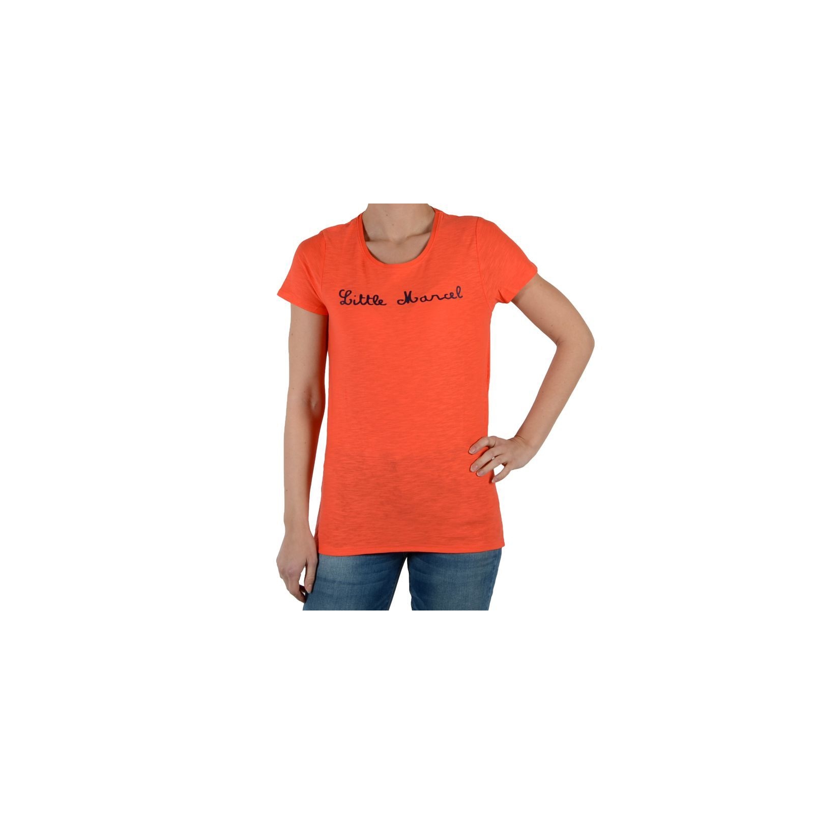 Tee Shirt Little Marcel Tiflore Corail