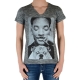 Tee Shirt Little Eleven Paris Garçon Little Smith TS Gris Cotton Vintage