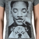 Tee Shirt Little Eleven Paris Garçon Little Smith TS Gris Cotton Vintage