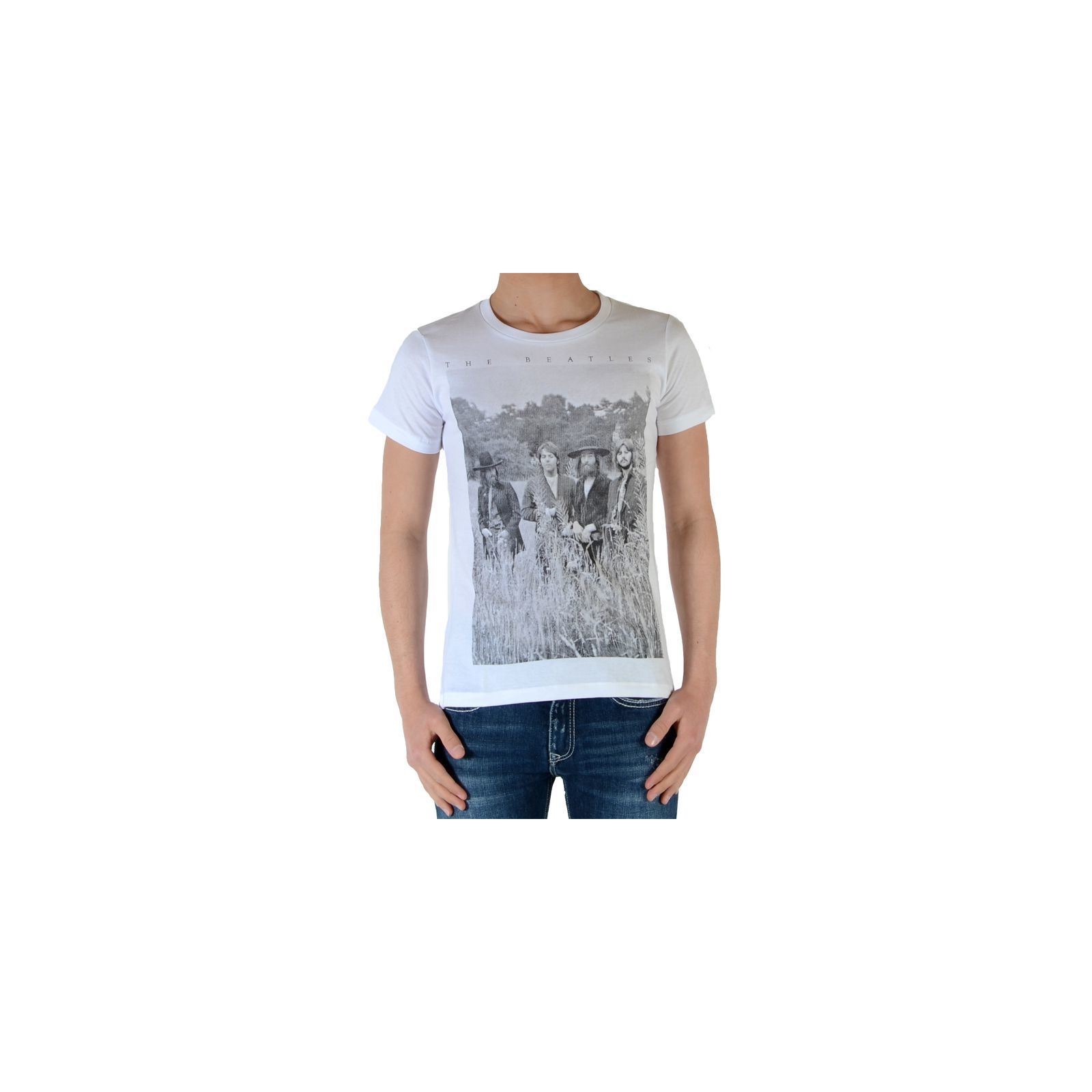 Tee Shirt Little Eleven Paris Garçon Little Jeatles TS Blanc