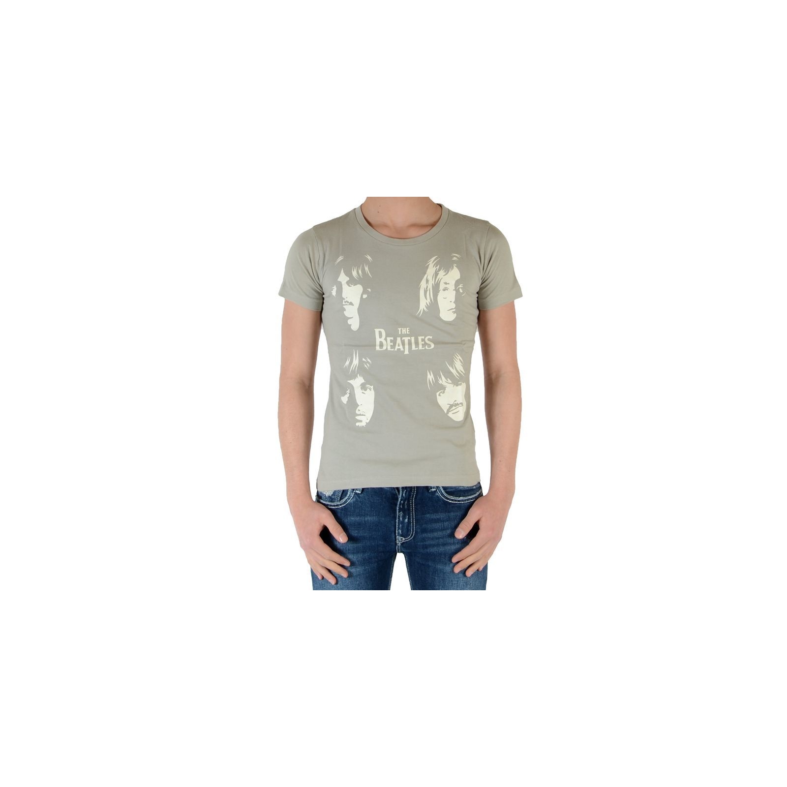 Tee Shirt Little Eleven Paris Garçon Little Jeatles TS Gris Wind