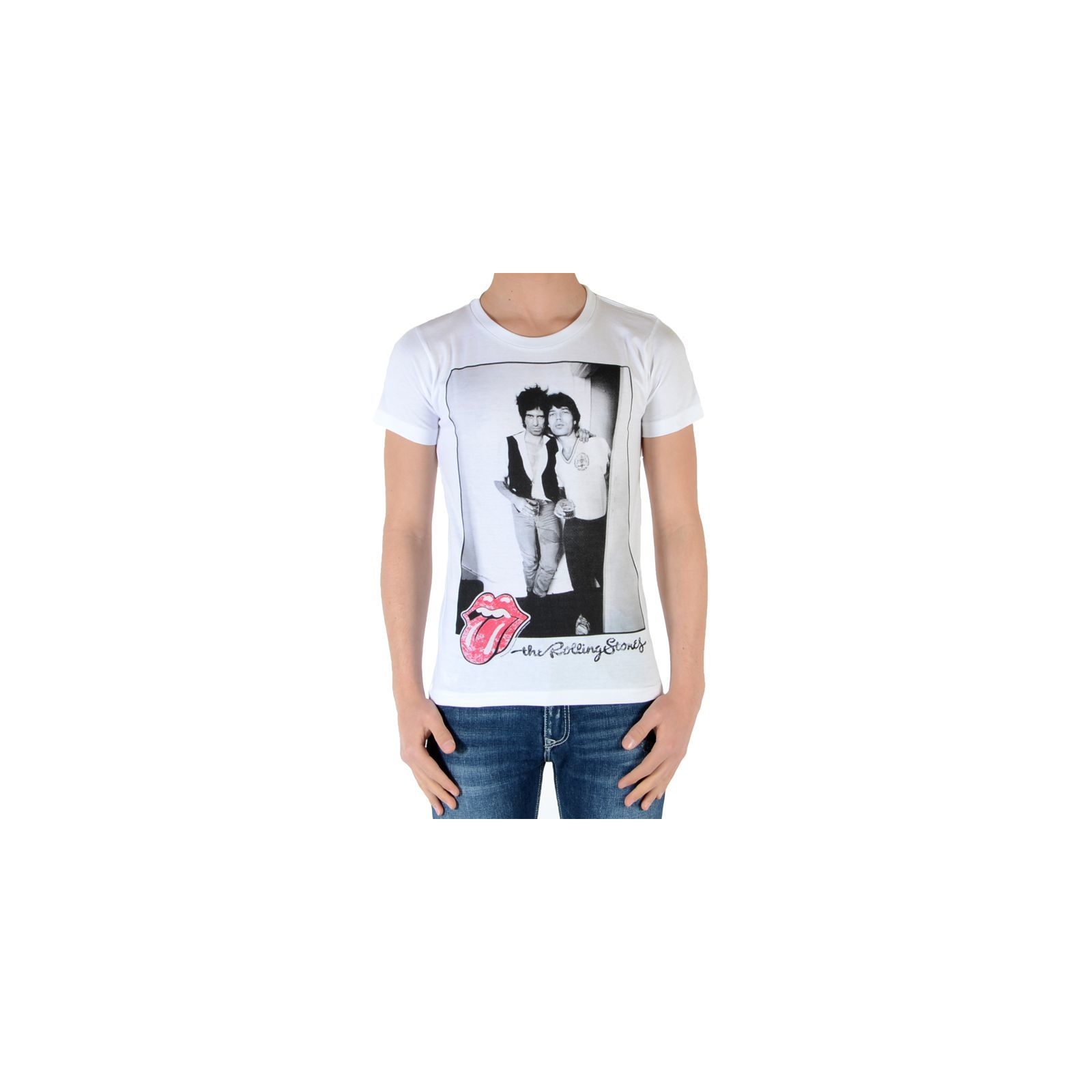 Tee Shirt Little Eleven Paris Garçon Little Stones Ts Blanc