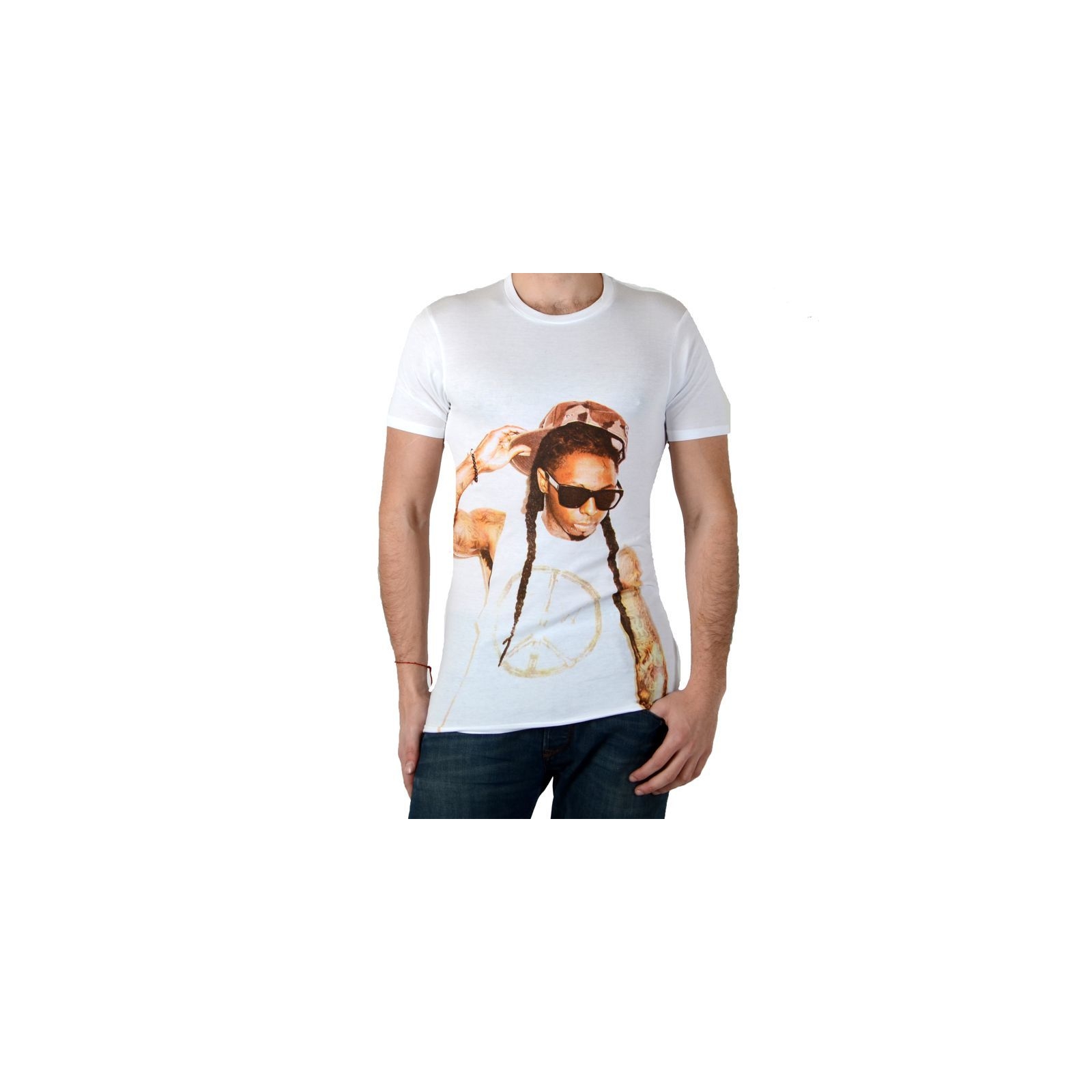 Tee Shirt Eleven Paris Wayn Lil Wayne Blanc