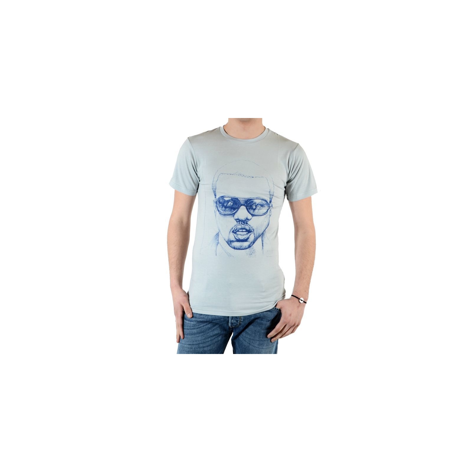 Tee Shirt Eleven Paris Kane Kanye West Gris Silver Grey