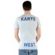 Tee Shirt Eleven Paris Kane Kanye West Gris Silver Grey