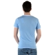 T-Shirt Eleven Paris L2 Basic Double V SS Bleu Azur