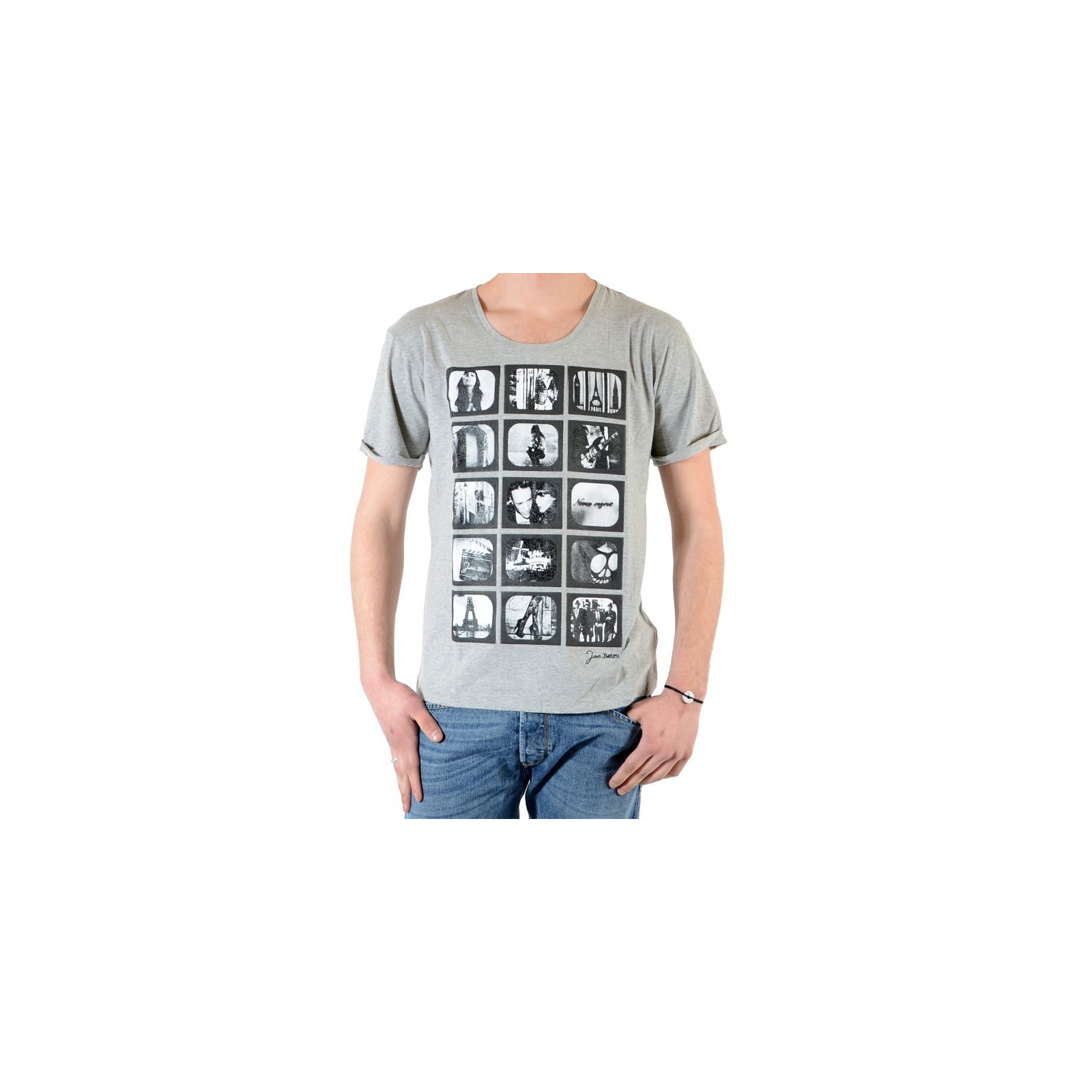 Tee Shirt Joe Retro Timi Gris