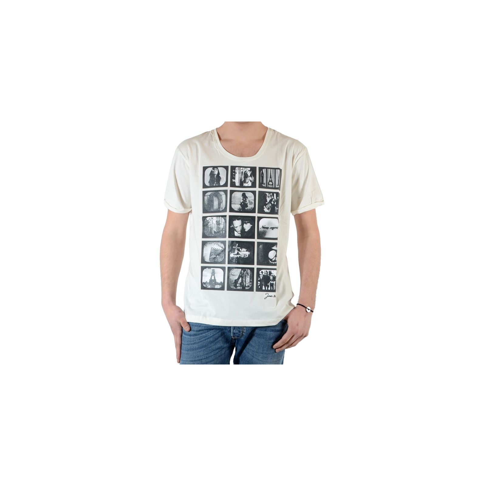 Tee Shirt Joe Retro Timi Blanc Craie