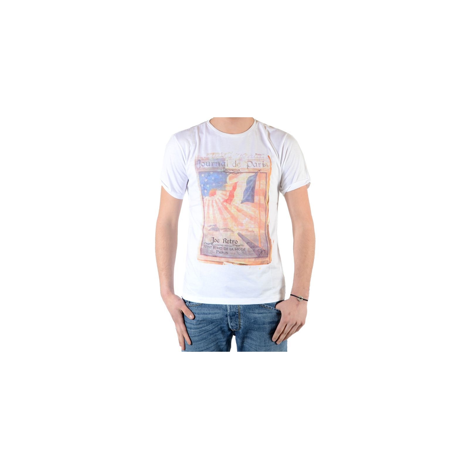 Tee Shirt Joe Retro Treet Blanc