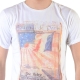 Tee Shirt Joe Retro Treet Blanc