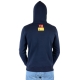 Sweat Capuche Ymcmb Bleu Marine / Rouge / Jaune