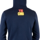 Sweat Capuche Ymcmb Bleu Marine / Rouge / Jaune