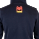 Sweat Capuche Zip Ymcmb Bleu Marine / Rouge / Jaune