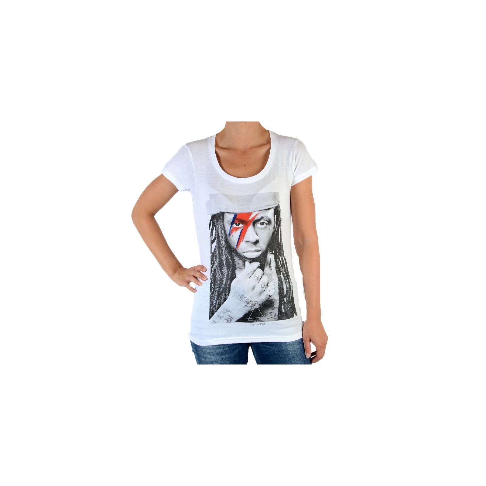 Tee Shirt Eleven Paris Kaway W Lil Wayne Blanc