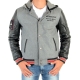 Blouson Teddy Redskins Junior New Carty Gris / Noir