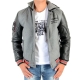 Blouson Teddy Redskins Junior New Carty Gris / Noir