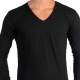 Tee Shirt Little Eleven Paris Basic V LS Mixte (Garçon / Fille) Noir