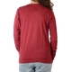 Tee Shirt Little Eleven Paris Basic V LS Mixte (Garçon / Fille) Rouge