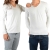 Tee Shirt Little Eleven Paris Basic V LS Mixte (Garçon / Fille) Gris Clair Ciment