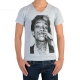 Tee Shirt Little Eleven Paris Wiz SS Mixte (Garçon / Fille) Wiz Khalifa Gris