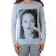 Tee Shirt Little Eleven paris Chris LS Mixte (Garçon / Fille) Kristen Stewart Gris